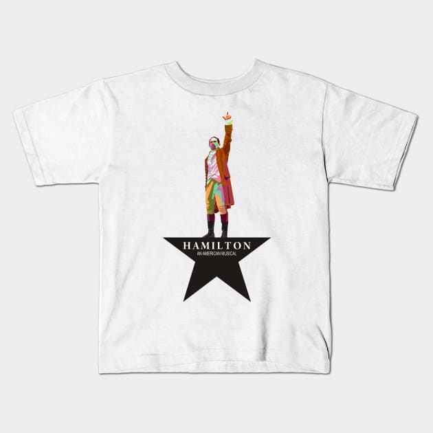 hamilton Kids T-Shirt by rifaisetyo